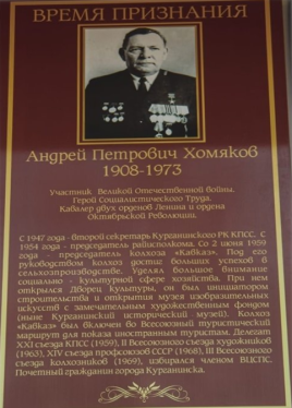 Андрей Петрович Хомяков.